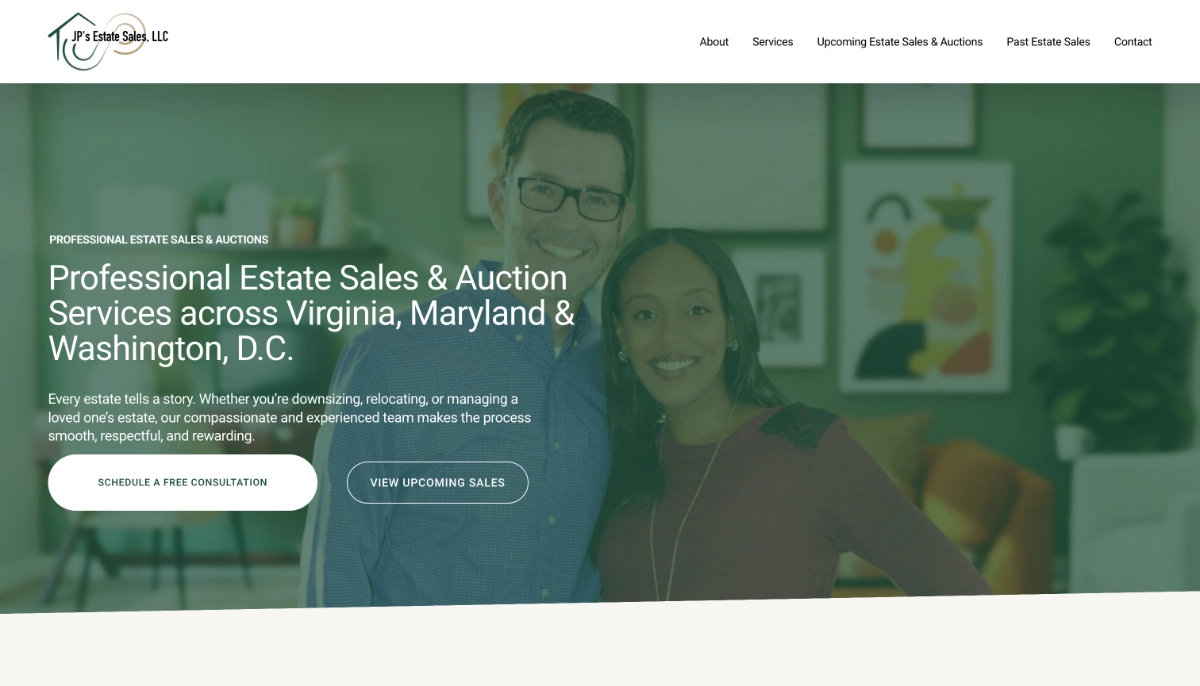 JP's Estate Sales Website